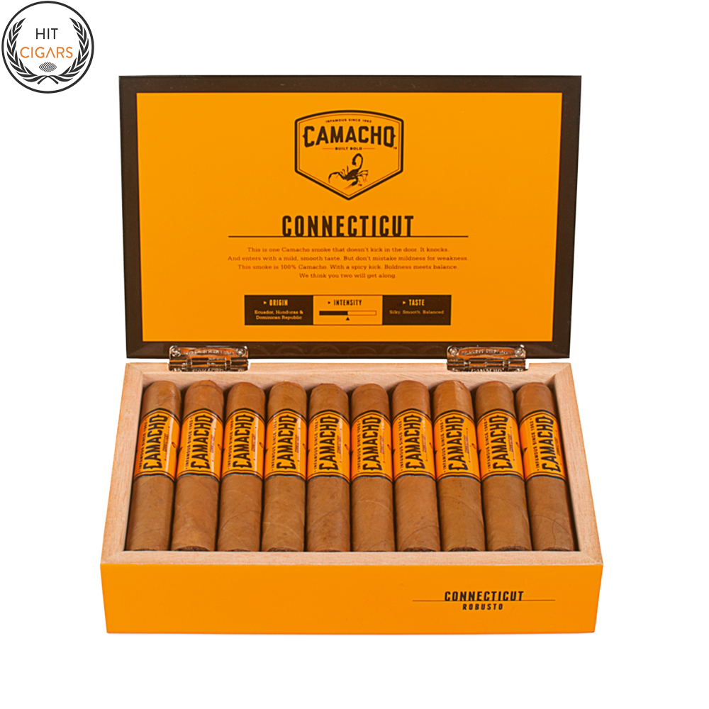 Camacho Connecticut Robusto (Box of 20) 1 Camacho Connecticut Robusto (Box of 20)