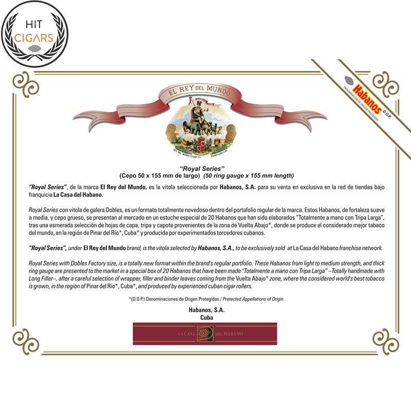 El Rey Del Mundo Royal Series