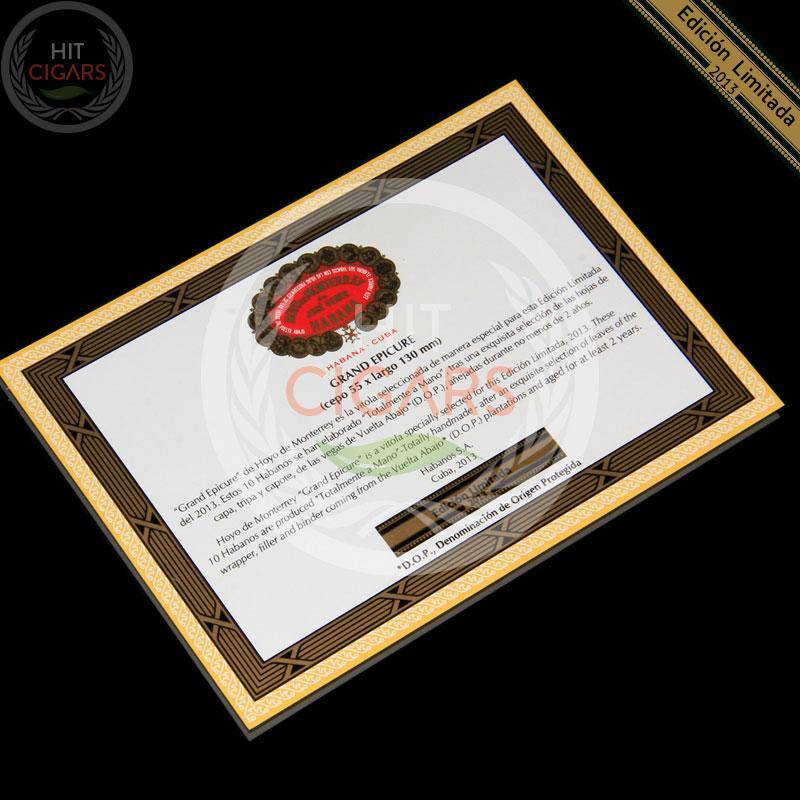 Hoyo De Monterrey Grand Epicure Edicion Limitada 2013