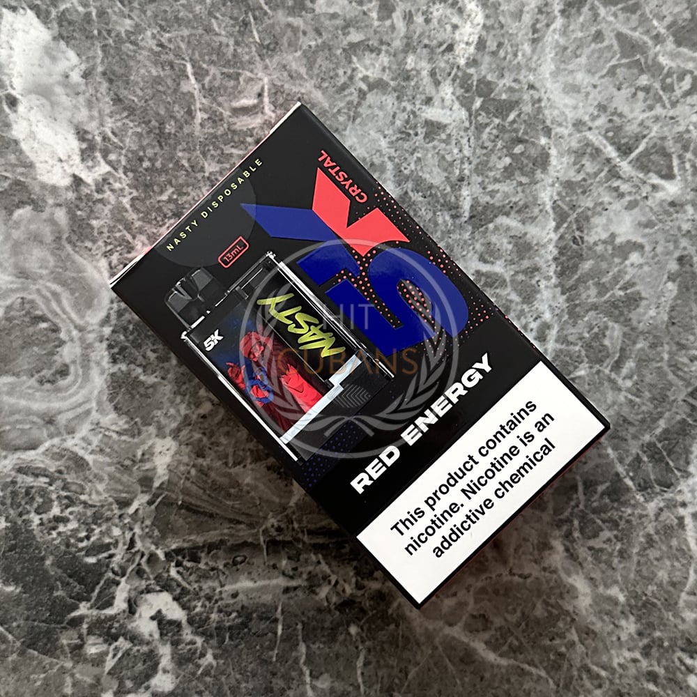NASTY 5K Crystal Red Energy 1 NASTY 5K Crystal Red Energy
