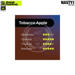 NASTY Hooqa DFR10Ki Apple Tobacco