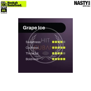 NASTY Hooqa DFR10Ki Grape Ice