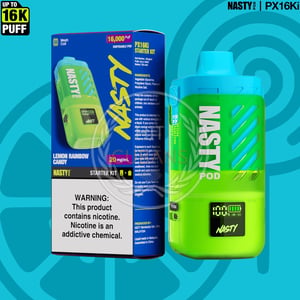 NASTY Pod PX16Ki Lemon Rainbow Candy – Starter Kit