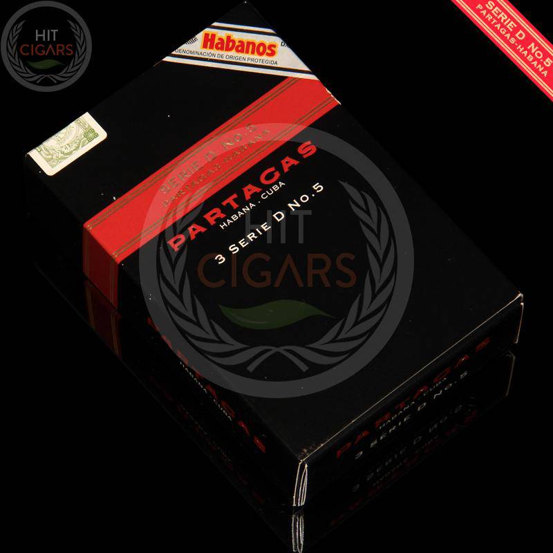 Partagas Serie D No. 5 Tubos (5x3 Packs)