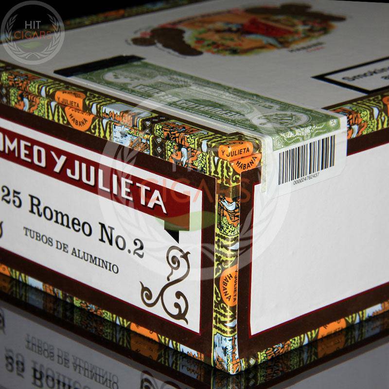 romeo-y-julieta-romeo-no-2-tubos-box-of-25-cigars-1 Romeo y Julieta Romeo No. 2 Tubos