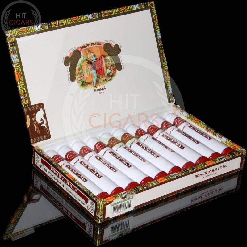 Romeo y Julieta Romeo No. 3 Tubos (Box of 10)