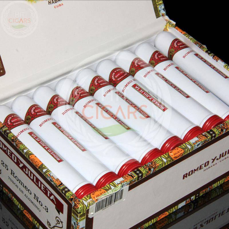 romeo-y-julieta-romeo-no-3-tubos-box-of-25-cigars-1 Romeo y Julieta Romeo No. 3 Tubos