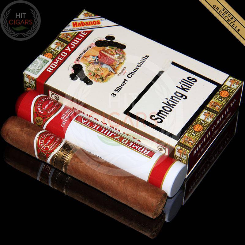 Romeo y Julieta Short Churchills Tubos (5x3 Packs)