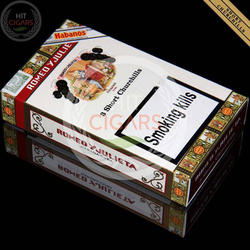 Romeo y Julieta Short Churchills Tubos (5x3 Packs)