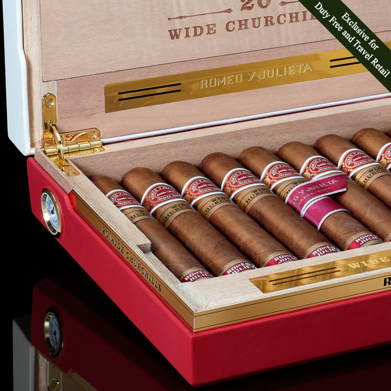 Romeo y Julieta Wide Churchills Travel Humidor