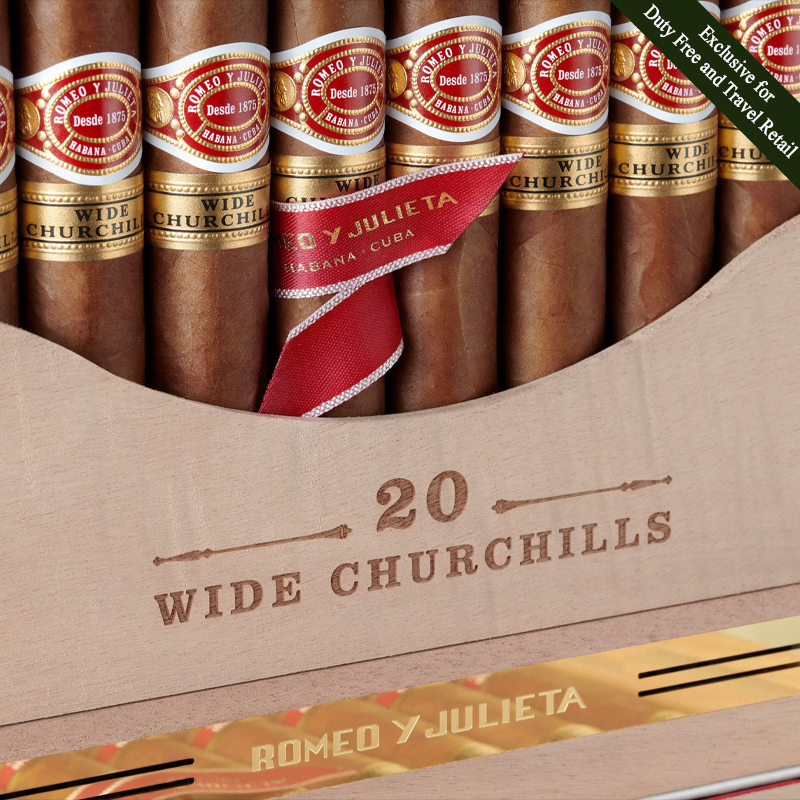 Romeo y Julieta Wide Churchills Travel Humidor