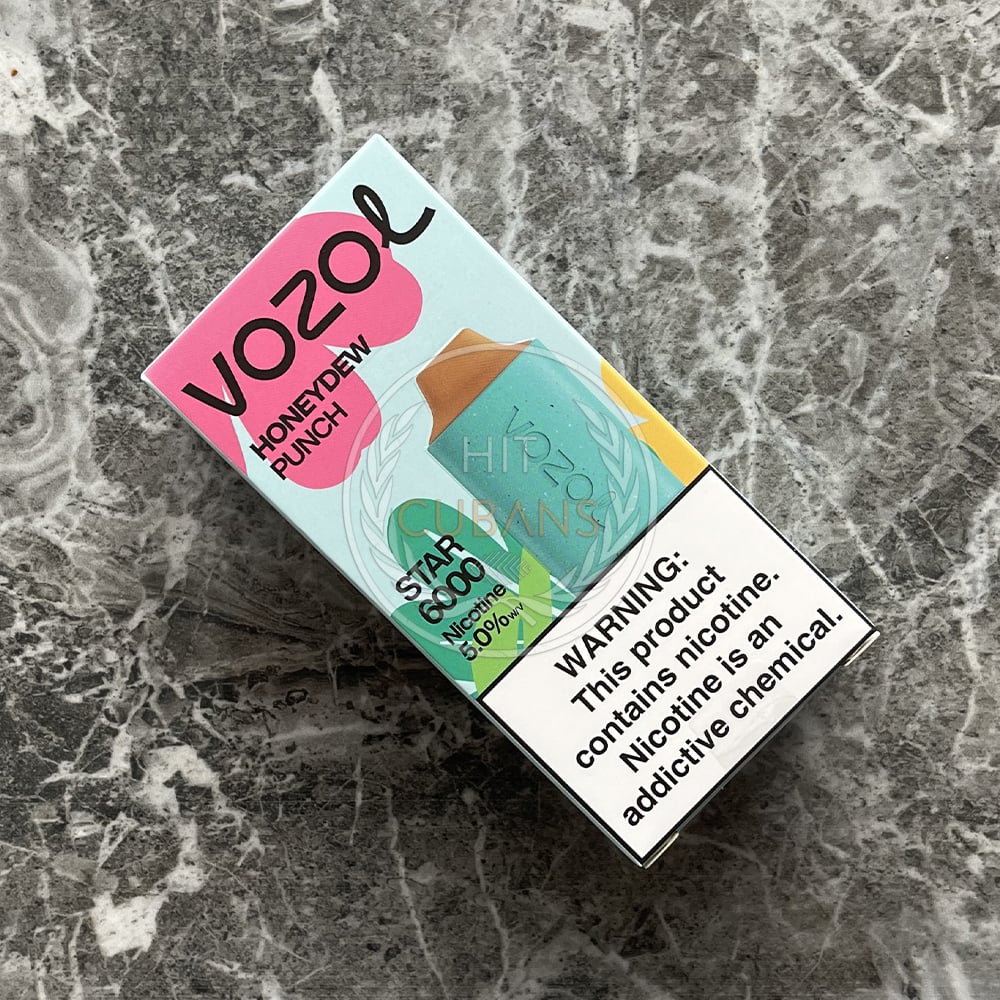 Vozol Star 6000 Honeydew Punch 1 Vozol Star 6000 Honeydew Punch