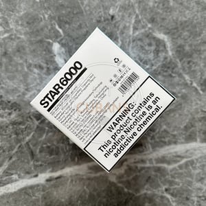 Vozol Star 6000 Raspberry Orange