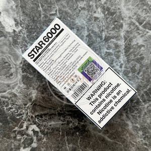 Vozol Star 6000 Raspberry Orange