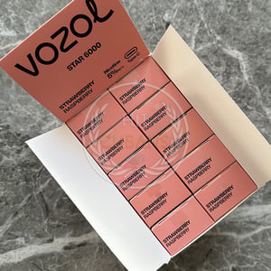 Vozol Star 6000 Strawberry Raspberry